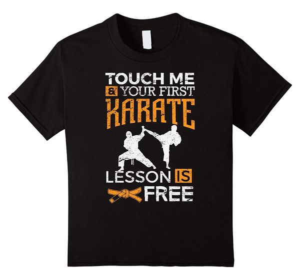 

karate shirt your first lesson is karate gift fashion personality design shirts