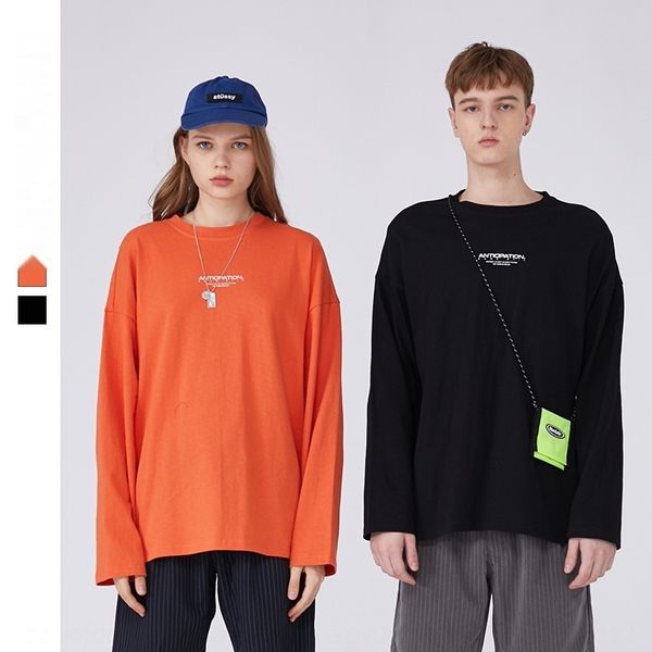 

henyhenry hip-hop loose fashion brand high street reflective printing long t-shirt sleeve t-shirt men's couple ins2020 new 8wnkn, Blue