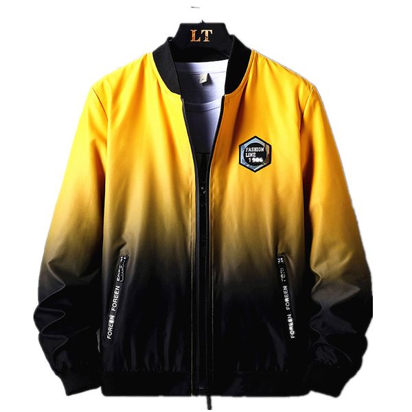 

sifan куртка мужчина весна лето 2020 градиент комбинезоны негабаритных блузы 8xl молодёжных популярные логотипы жакеты повседневная мода pri, Black;brown