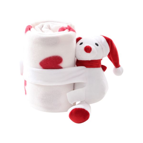 

newborn baby soft warm blankets christmas cartoon bedding sleeping swaddle comfort stroller wrap new