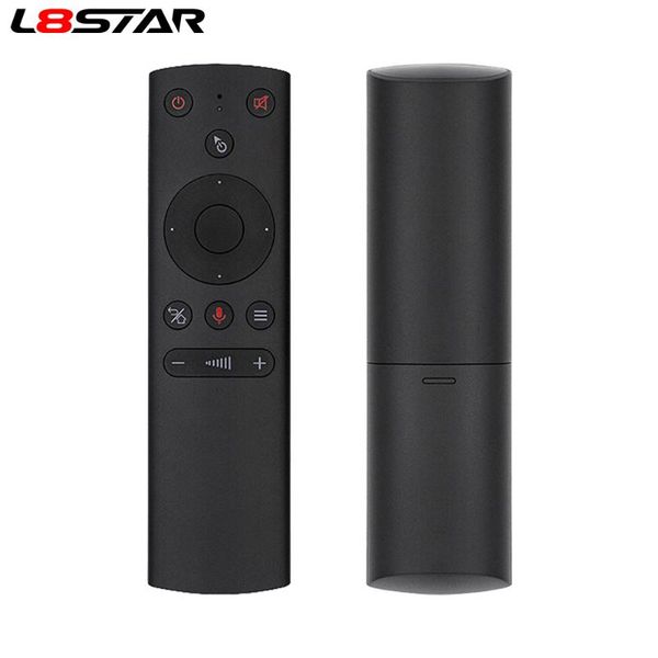

remote controlers l8star g21s 2.4g wireless air mouse gyroscope voice control universal for youtube android tv box hk1 x96 max