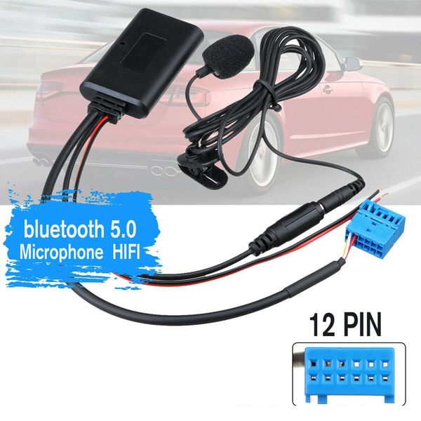 

car bluetooth 5.0 o hifi cable adaptor microphone for- a4 q3 q5 a3 a8 a5