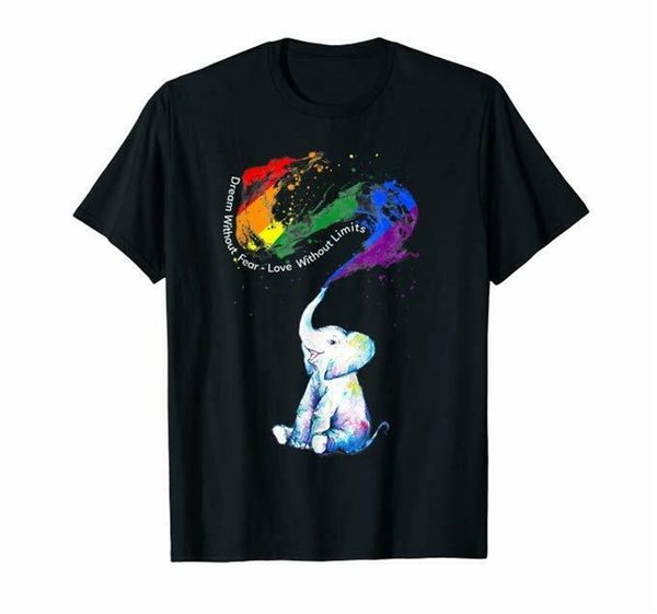 

elephant lgbt tshirt lgbt pride month gifts oversized tee shirt