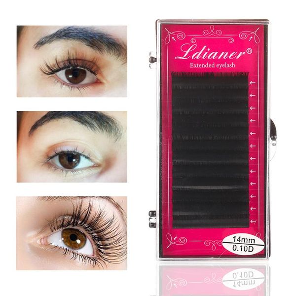 

12 lines faux mink individual eyelash lashes maquiagem cilios for professionals lashes makeup soft faux mink eyelash extension