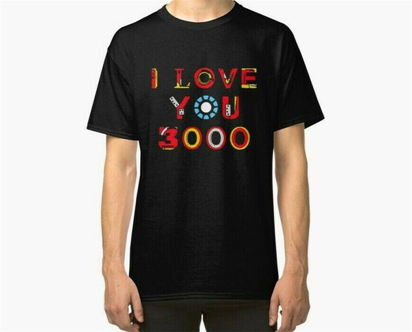 

new я тебя люблю 3000 мужские футболки размер s-2xl homme customized tee shirt