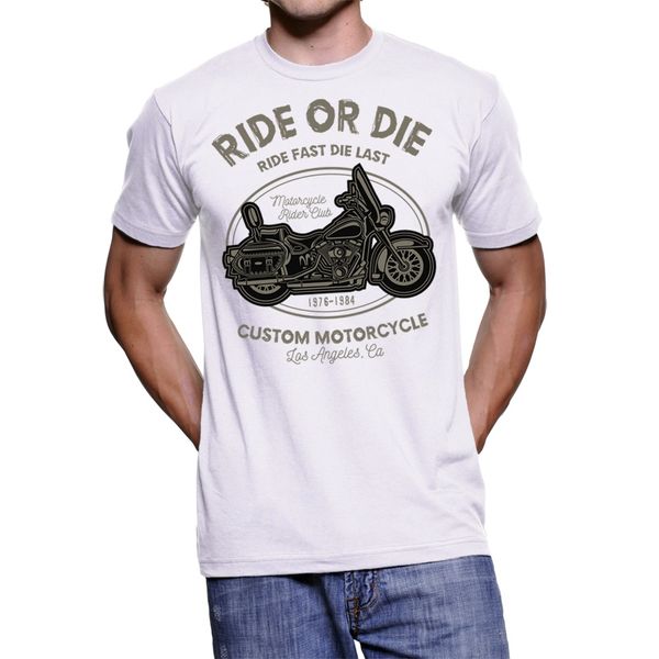 

2019 new 100% cotton t-shirts men t - shirt uomo ride or die t shirt