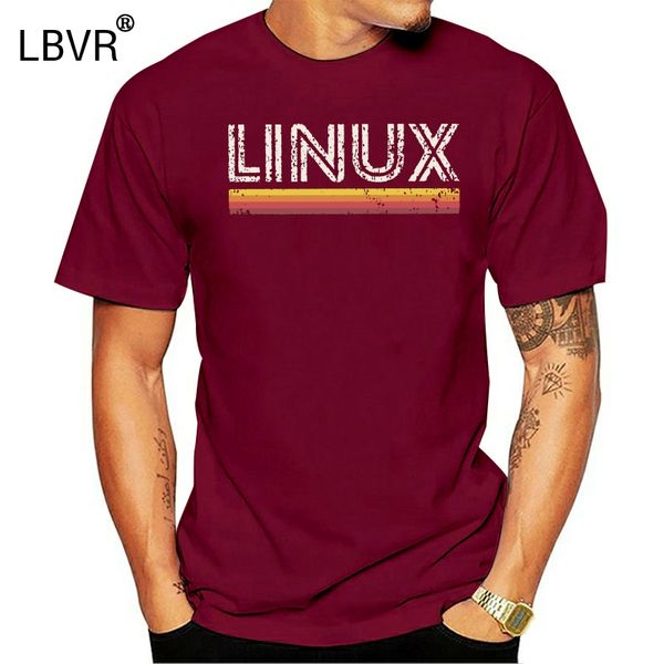 

men linux ubuntu unix linus computer t shirts cotton vintage short sleeve round collar tees printed t-shirts