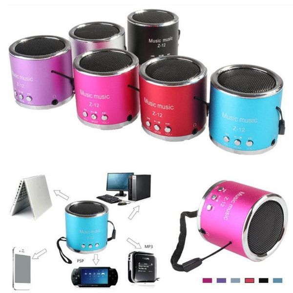

speaker portable mini speaker fm radio usb micro mp3 player 3 charging 3.5mm audio cable