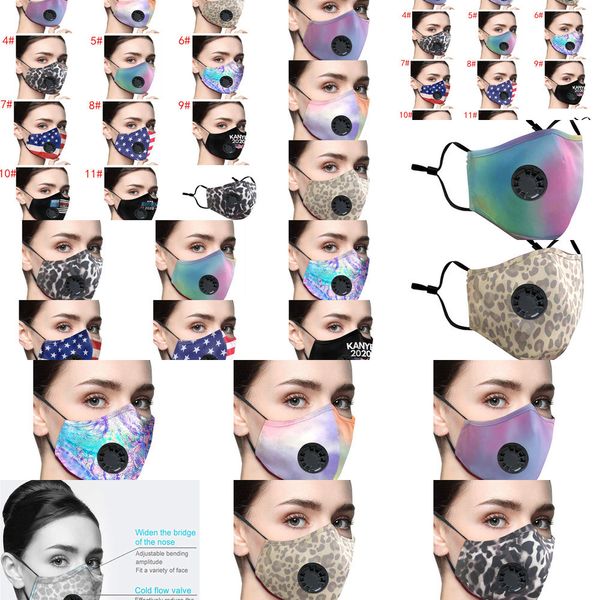 

women face mask cotton washable fashion face masks with pm2.5 filter breather valve anti-f emz5