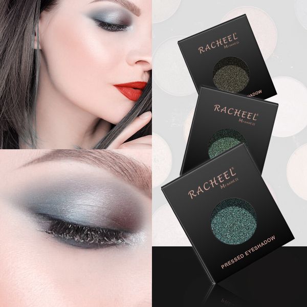 

glitter eyeshadow single color makeup eyeshadow palette fashion malachite green diamond eye shadow box