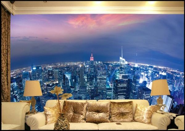 

custom p mural 3d wallpaper modern beautiful city landscape living room home decor 3d wall muals wall paper for walls 3 d