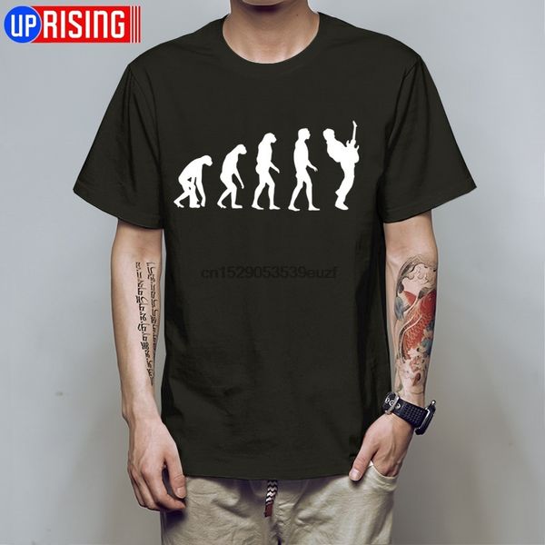 

new tide guitar player evolution t shirts for men cotton short-sleeved rock music t-shirts men hb97 short sleeve t