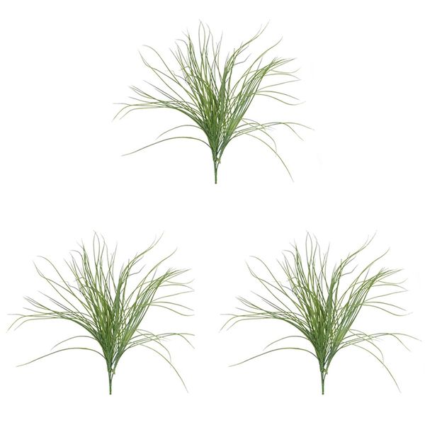 

3pcs simulation plant spring grass leek leaf plant wall bunch project arrangement flower arrangement leaf material