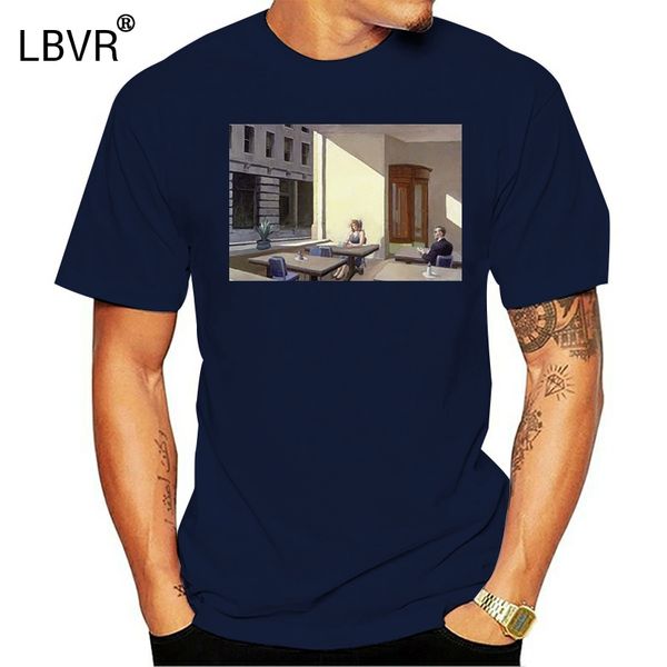 

sunlight in a cafeteria t shirt by edward hopper men t-shirt