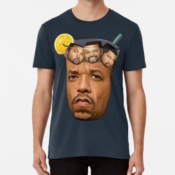 

ice tea& ice cubes t shirt funny comedy joke novelty rapper rap new please colourful creative