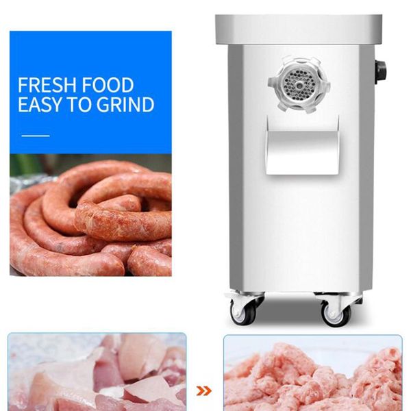 

110v 220v stainless steel meat grinder commercial electric meat filling stuffing automatic household sausage machine