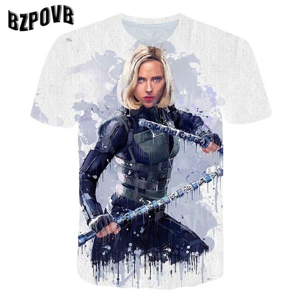 

punk marvel print 3d print shirts kawaii oversized oversized men clothing