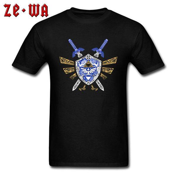 

heroes legend zelda tshirts sword viking t-shirt for men 100% cotton fabric youth t-shirts casual sweatshirts