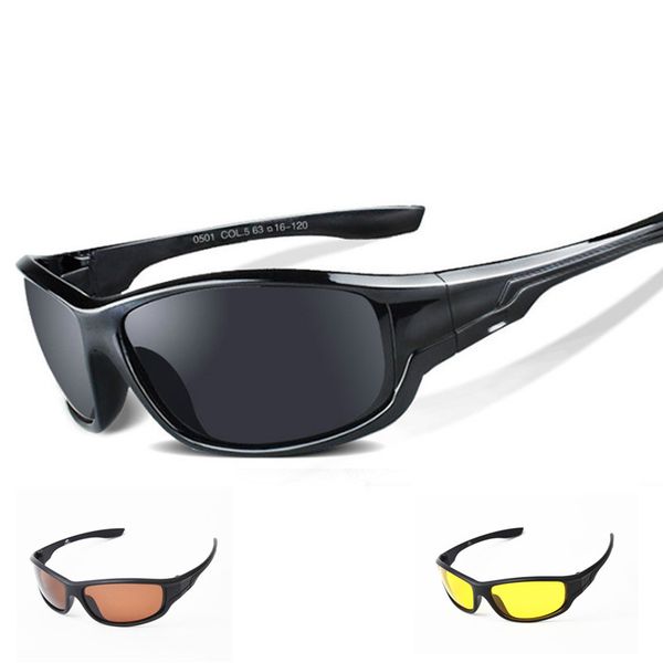 

polarized sunglasses for men vintage mirror coating driver anti-glare sun glasses 100% uv400 goggles night vision eyewears, White;black