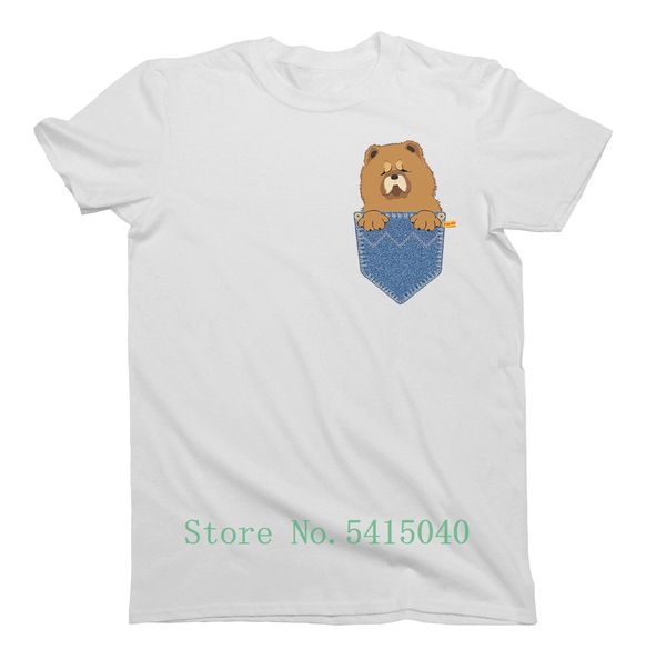 

chow chow pocket dog birthday gift t-shirt mens ladies fashion fit animal cool casual pride t shirt men new