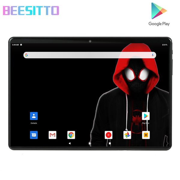 

global version 32gb emmc 10 inch tablet quad core fast cpu dual cameras 5mp android 9 pie gps wifi bluetooth with gifts