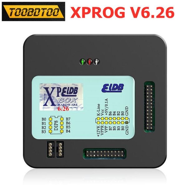 

full adapters xprog 6.26 metal box with usb dongle ecu chip programmer fw v5.9 xprog v6.26 only support english windows system