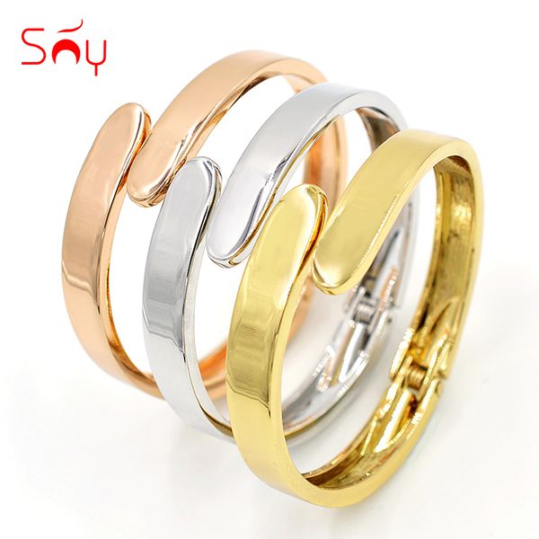 

bangle sunny jewelry fashion 2021 bracelets bangles women's exquisite alloy for party wedding daily wear, Black