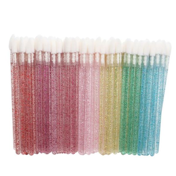 

50pcs disposable lip brush women accessories wholesale gloss wands applicator perfect make up tool fashion pretty new