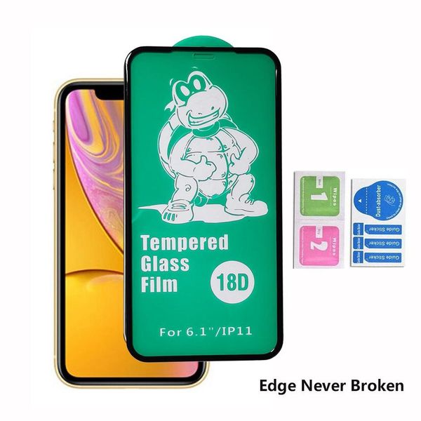 

18d full cover tpu edge soft edge tempered glass phone screen protector for iphone se 2020 iphone 11 pro max xr xs max 8 7 6 plus glass
