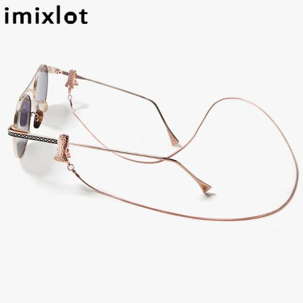 

sunglasses frames imixlot metal glasses chain clip snake head spectacle strap simple lanyard hold eyewear rope, Silver