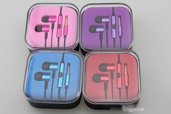 

wholesale 20pcs/lot mega bass updated version 3.5mm xiaomi earphone headphone ears headset for xiaomi samsung iphone htc sony e