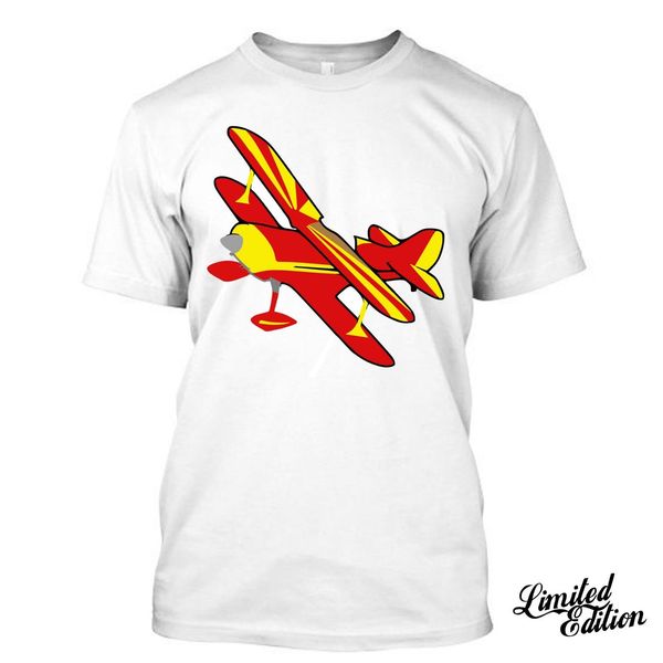 

new brand-clothing t shirts biplane i love airplanes pilot funny t shirt tees summer fashion