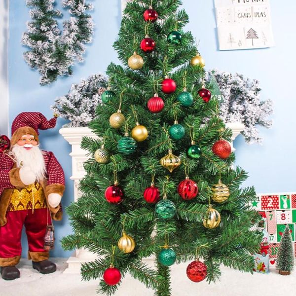 

30 pcs pvc dusting special-shaped christmas ball christmas tree decoration pendant for holiday wedding party decoration new year