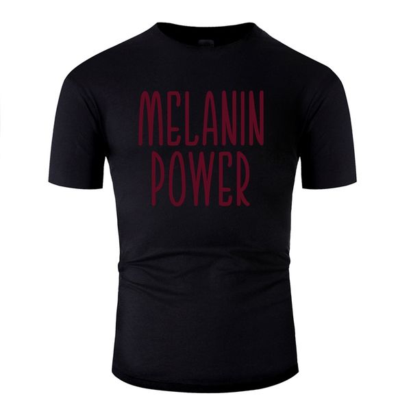 

vintage melanin power tshirt for men o-neck short sleeve cotton women tee shirt hiphop top