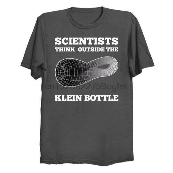 

men tshirt scientists think outside the klein bottle 2 women t-shirt tees top