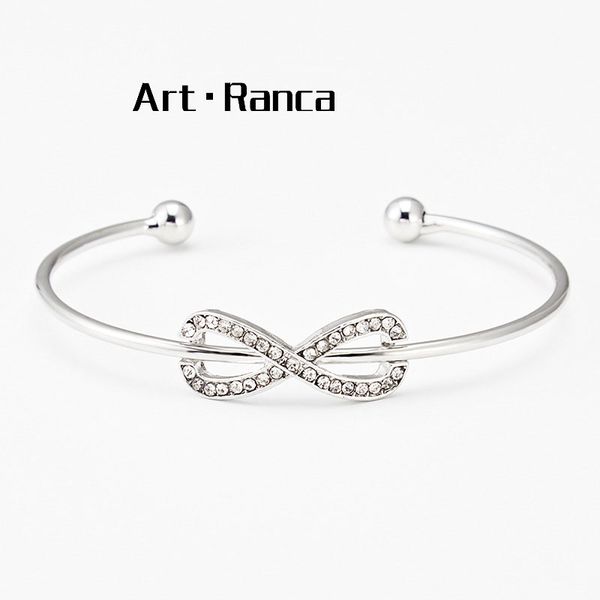 

simple personality, fashion, 8-character bracelet, Golden;silver