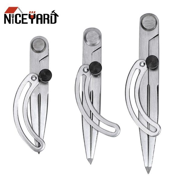 

niceyard adjustable leather craft rotating tool diy edge creaser stitch spacing compasses sewing leather craft marking tool