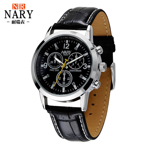 

NARY/ NARY Fashionable Watch qing lv biao Factory Direct Sales Men Paragraph Students Watch Gift Watch Quartz 6033