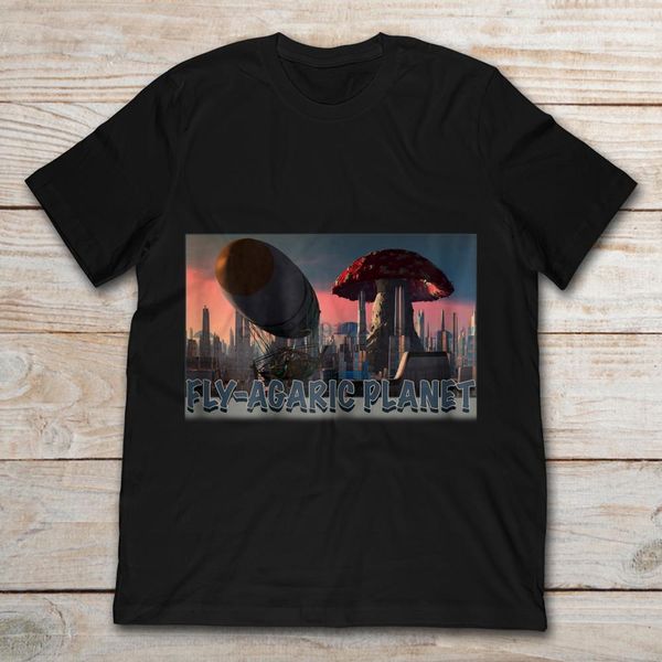 

fly agaric planet t-shirt