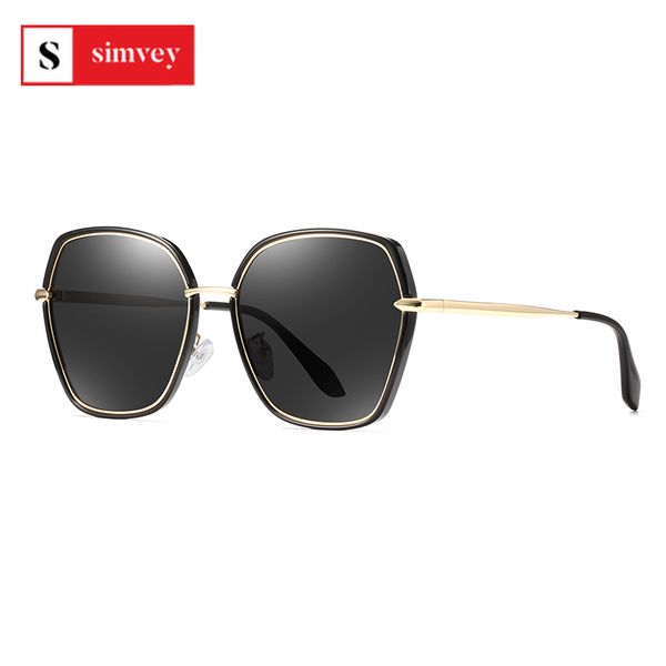 

sunglasses simvey 2021 fashion luxury vintage womens hd polarized lens ladies trending sun glasses uv400 protection, White;black