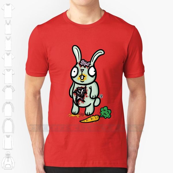 

zombie bunny custom design print for men women cotton new cool tee t shirt big size 6xl zombie bunny rabbit cartoon