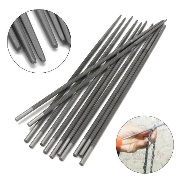

12 pieces chainsaw round files 4.8mm for sharpenning chain saw sharpener usually