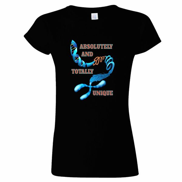 

absolutely unique dna womens t shirt science teacher love pride scientist peace