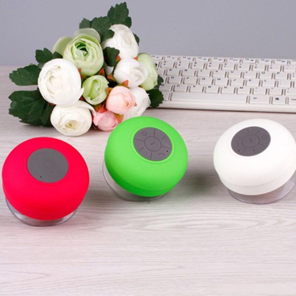 

bluetooth speaker waterproof wireless shower handsmic suction chuck speaker car speaker portable mini mp3 super bass call receive