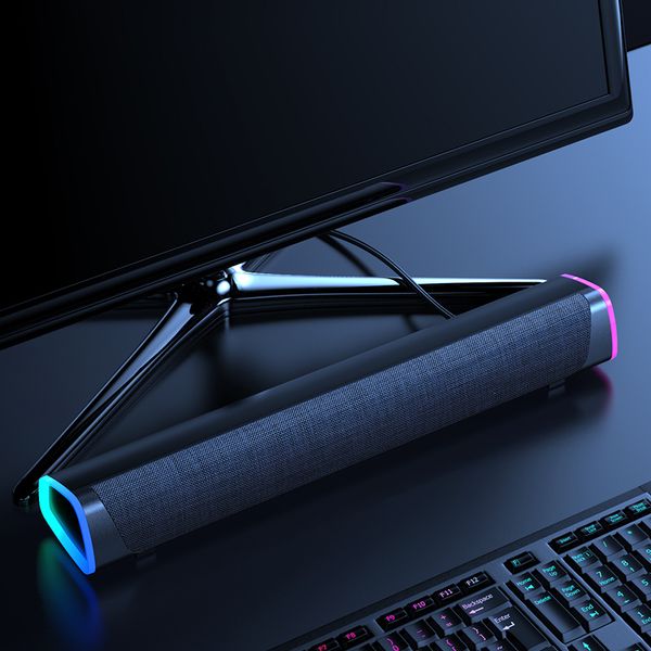 

2020 new bluetooth speaker soundbar sound blaster computer speaker dual deskaudio subwoofer private model