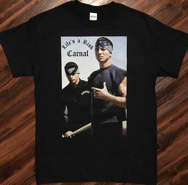 

blood in blood out - vato loco t-shirt - lifes a risk carnal