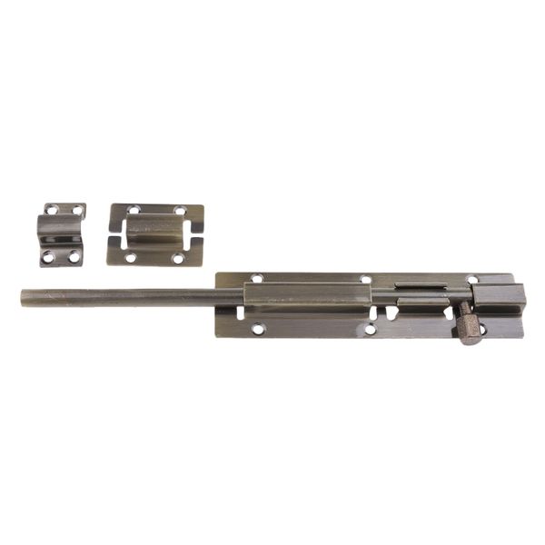 

door bolt barrel slide lock 12 inch brass with screws,10inch 244mmx36mm