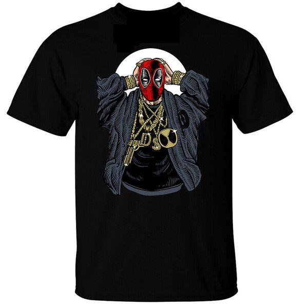 

gangsta pool t-shirt mens funny dead hip hop rapper hero loose plus size tee shirt