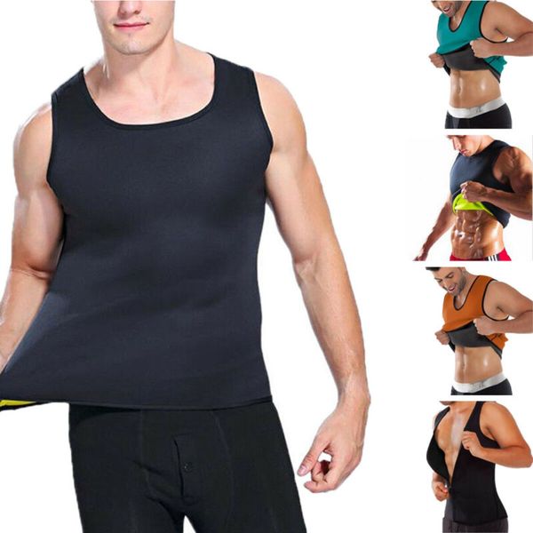 

men's body shapers uk men slim shaper neoprene belt fitness gym sport vest sweating for fat burning waist suits, Black;brown