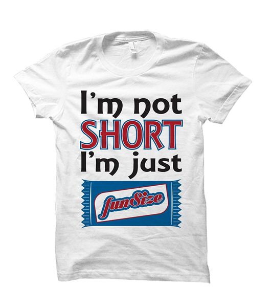

2019 fashion party explosions short just fun size candy bar t-shirt tee shirt